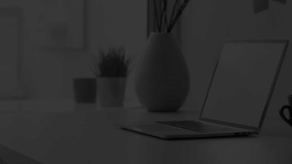 potted plants and a laptop